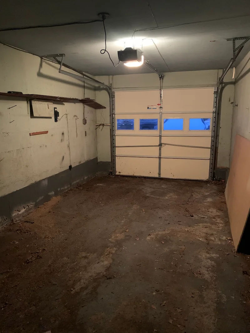 Garage after JunkDoctors cleanout